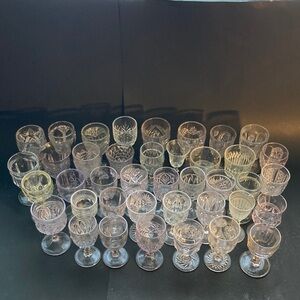 Early American Pattern Glass Goblet Collection